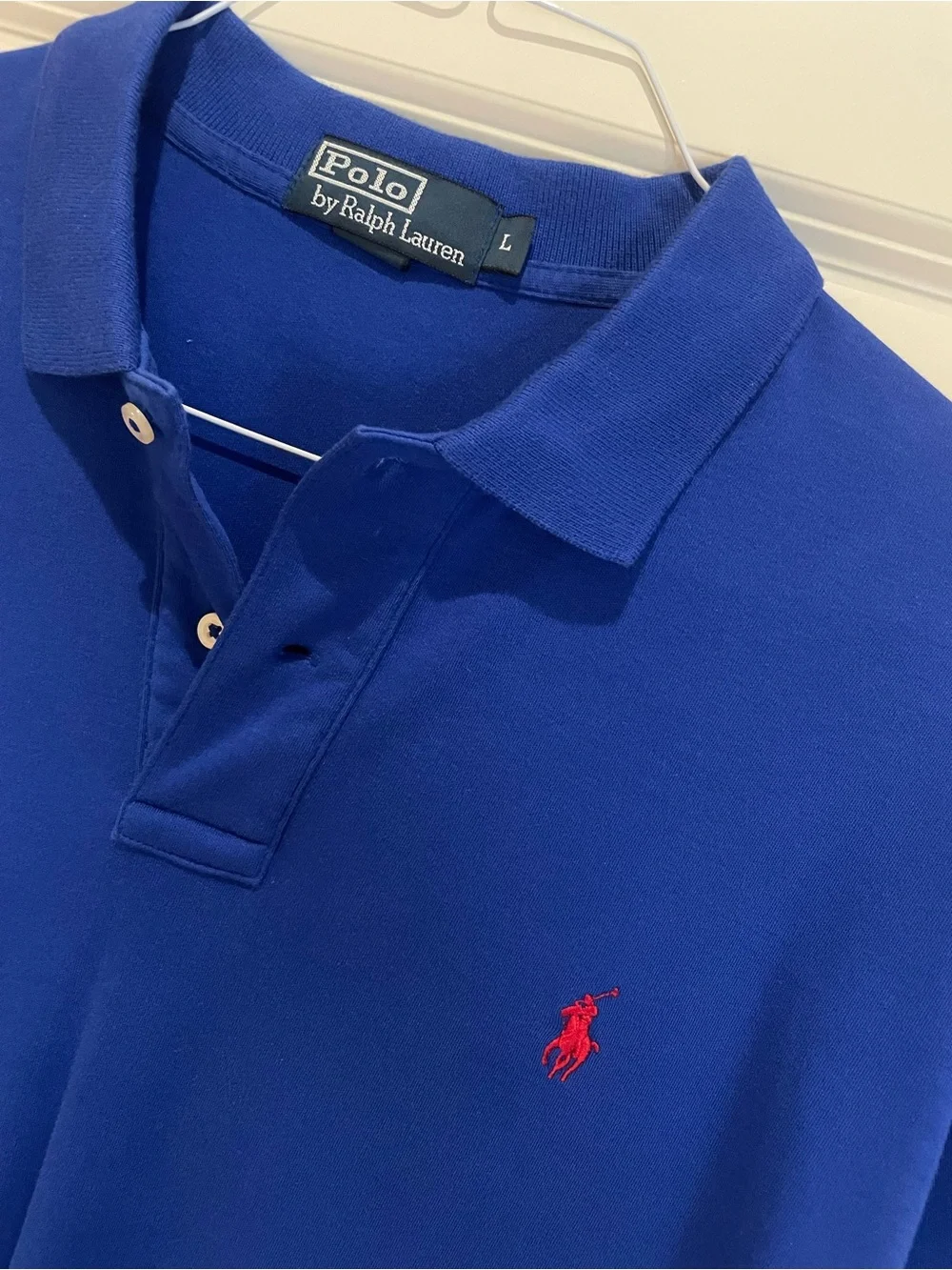 Polo by Ralph Lauren Royal Blue Short-Sleeve Polo with Red Pony